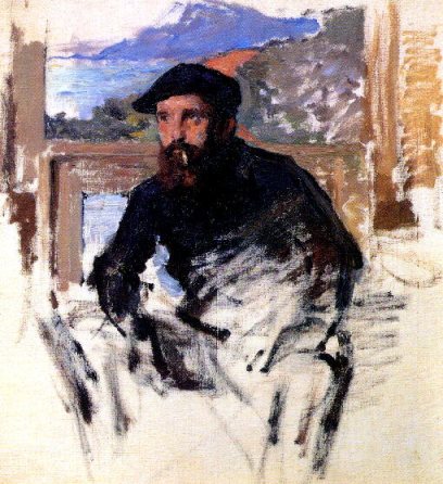 Claude Monet, autoritratto nel suo atelier