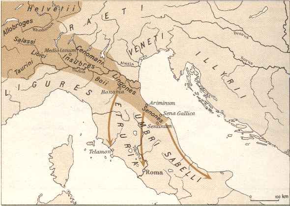 Espansione celtica in italia