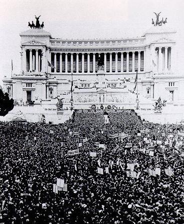 Dichiarazione di Guerra, 10 Giugno 1940, Piazza Venezia, Roma